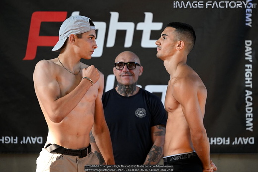 2023-07-01 Champions Fight Milano 01250 Mattia Lonardo-Adam Neamtu